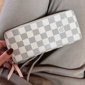 Louis Vuitton Clemence Wallet Damier Azur